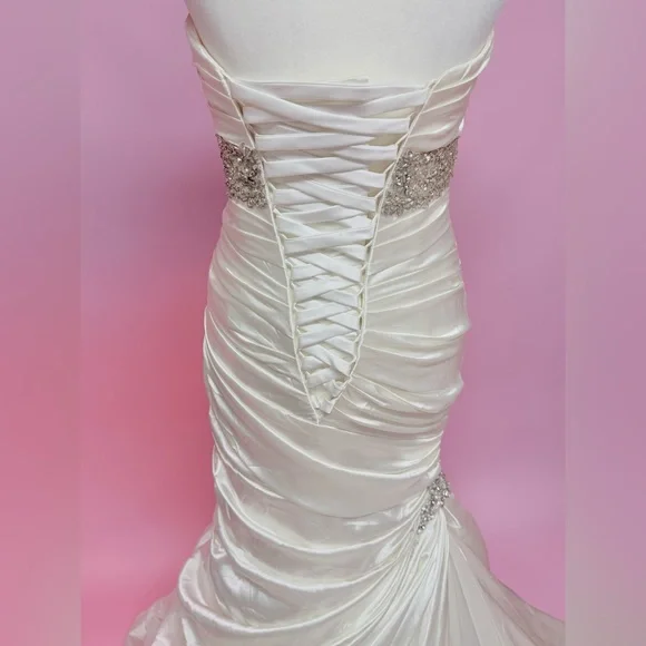 Sottero and Midgley Couture Ivory Strapless Gown - Picture 8 of 16